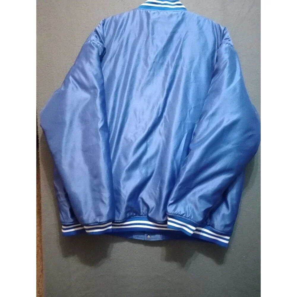 Quilted Windbreaker Mens Blue Unbranded 4X